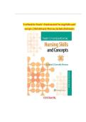TEST BANK FOR Timby's Fundamental Nursing Skills and Concepts 12th Edition by Loretta A Donnelly-Moreno ISBN&colon;978-1975141769 COMPLETE GUIDE ALL CHAPTERS COVERED 100&percnt; VERIFIED A&plus; GRADE ASSURED&excl;&excl;&excl;&excl;&excl; NEW LATEST UPDATE&excl;&excl;&excl;&excl;&excl;