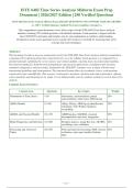 ISYE 6402 Time Series Analysis Midterm Exam S2026-2027 QUESTIONS AND ANSWERS ALREADY GRADED&NewLine;A&plus;&period; 100&percnt; Verified Solutions &vert; Updated Per Latest Guidelines &vert; Graded A&plus;