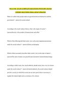 WGU C963  EXAM &vert;COMPLETE QUESTIONS WITH 100&percnt; RATED EXPERT SOLUTIONS &vert;2026 LATEST UPDATED