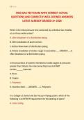 MED GAS TEST EXAM WITH CORRECT ACTUAL &NewLine;QUESTIONS AND CORRECTLY WELL DEFINED ANSWERS &NewLine;LATEST ALREADY GRADED A&plus; 2026