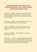 LSU PSYC 2000 EXAM &num;1 WITH CORRECT ACTUAL &NewLine;QUESTIONS AND CORRECTLY WELL DEFINED ANSWERS &NewLine;LATEST ALREADY GRADED A&plus; 2026 