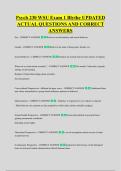 Psych 230 WSU Exam 1 Blythe UPDATED &NewLine;ACTUAL QUESTIONS AND CORRECT &NewLine;ANSWERS