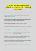 Psych 230 WSU Exam 1 UPDATED &NewLine;ACTUAL QUESTIONS AND CORRECT &NewLine;ANSWERS