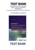 Test Bank For Essentials of Psychiatric Mental Health Nursing&colon; A Communication Approach to Evidence-Based Care&comma; 4th Edition by Elizabeth M&period; Varcarolis&comma; Chyllia D Fosbre &lpar;ALL CHAPTERS COVERED&rpar;