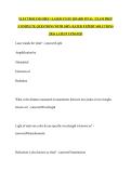ELECTROLYSIS IBEC&plus;LASER STATE BOARD FINAL  EXAM PREP &vert;COMPLETE QUESTIONS WITH 100&percnt; RATED EXPERT SOLUTIONS &vert;2026 LATEST UPDATED
