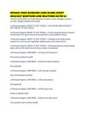 NEVADA FOOD HANDLERS CARD EXAMS SCRIPT 2026&period;pdf