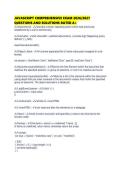 JAVASCRIPT COMPREHENSIVE EXAM 2026&period;pdf