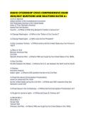 IDAHO CITIZENSHIP CIVICS COMPREHENSIVE EXAM 2026&period;pdf