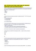 XCEL TESTING SOLUTIONS CORE EXAM SET 2026&period;pdf