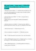 NS 3150 Prelim 1 &lbrack;2026&sol;2027&rsqb; &vert; UPDATED&NewLine;ACTUAL Exam Question and Answer &vert; A&plus;&NewLine;Verified
