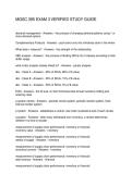 MGSC 395 EXAM 3 VERIFIED STUDY GUIDE