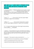 BMS 300 Exam 4 &lbrack;2026&sol;2027&rsqb; &vert; UPDATED ACTUAL&NewLine;Exam Question and Answer &vert; Frequently Tested&NewLine;Questions