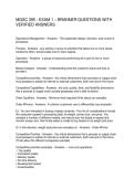 MGSC 395 - EXAM 1 &ndash; BRANNER QUESTIONS WITH VERIFIED ANSWERS