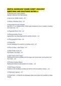 DENTAL RADIOLOGY EXAMS SCRIPT 2026&period;pdf