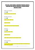 CFA LEVEL 1 MUST KNOWS -CHARTERED FINANCIAL ANALYST &vert;QUESTIONS AND VERIFIED ANSWERS&vert;A&plus; GRADED&vert; NEWEST 2026&sol;2027 UPDATE