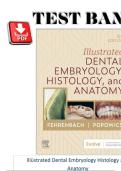 Test Bank For Illustrated Dental Embryology&comma; Histology&comma; and Anatomy 6th Edition &lpar; Authors &colon; Margaret J&period; Fehrenbach & Tracy Popowics&rpar; All Chapters 2025