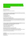 BSN HESI 266 Med Surg Exam Questions and Answers and Explanations &vert; Latest For Nightingale V4&NewLine;