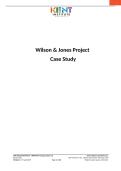 Project Management in Practice&colon; A Comprehensive Case Study on the Wilson & Jones CRM Implementation &vert; Graded A&plus; &vert; Guaranteed pass&excl;&NewLine;&NewLine;
