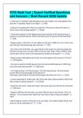 FCTC Math Test &vert; Expert Verified Questions&NewLine;and Answers &vert; Most Recent 2026 Update&NewLine;