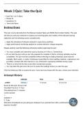 PSY 5330 Week 3 Quiz &vert; Questions and Answers &vert; 2026 Update &vert;100&percnt; Correct&period;