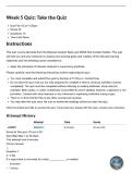 PSY 5330 Week 5 and 6 Quizzes &vert; Questions and Answers &vert; 2026 Update &vert; 100&percnt; Correct&period;