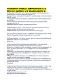PEER SUPPORT SPECIALIST COMPREHENSIVE EXAM 2026&period;pdf