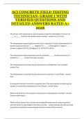 ACI Concrete Field Testing Technician &ndash; Grade I &ndash; Complete Study Guide and Practice Questions