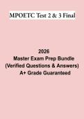 MPOETC Test 2 & 3 Study Guide PDF &vert; Practice Questions&comma; Test Bank & Pennsylvania Police Exam Prep
