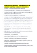 COGNITION AND SENSATION COMPREHENSIVE EXAM 2026&period;pdf