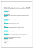 TDCJ Study Guide Questions and Answers A&plus; Grade 2026&sol;2027 &vert; Texas Department of Criminal Justice Complete Exam Preparation