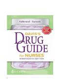 TEST BANK FOR Davis's Drug Guide for Nurses Nineteenth Edition by April Hazard Vallerand&comma; Cynthia A&period; Sanoski&period; ISBN&colon; ISBN&colon;9781719652926 COMPLETE GUIDE ALL CHAPTERS COVERED 100&percnt; VERIFIED A&plus; GRADE ASSURED&excl;&excl;&excl;&excl;&excl;NEW LATEST UPDATE&excl;&excl;&excl;&excl;&excl;