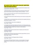 BD ALARIS STUDY GUIDE EXAM 2026&period;pdf&NewLine;&NewLine;1&period; Document information