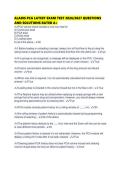 ALARIS PCA LATEST EXAM TEST 2026&period;pdf