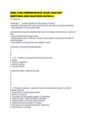 NURS 2300 COMPREHENSIVE EXAM 2026&period;pdf&NewLine;&NewLine;1&period; Document information