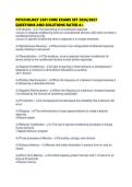 PSYCHOLOGY 2301 CORE EXAMS SET 2026&period;pdf