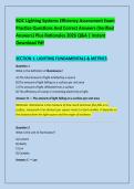BOC Lighting Systems Efficiency Assessment Exam &NewLine;Practice Questions And Correct Answers &lpar;Verified &NewLine;Answers&rpar; Plus Rationales 2026 Q&A &vert; Instant &NewLine;Download Pdf