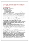 NUR 216 Exam 1 Study Guide &vert; Arizona College of Nursing &vert; Spring&ndash;Summer 2025 &vert; Modules 1&ndash;3 &vert; 50&plus; Practice Questions&comma; Verified Answers 