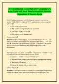 CISA Certification Exam 2026&ndash;2027 Comprehensive &NewLine;Study Guide with Audit Practice Questions&comma; Detailed &NewLine;Explanations & Success Review