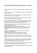 QNT 2020 MIDTERM EXAM VERIFIED STUDY GUIDE