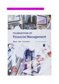 Foundations of Financial Management &lpar;18th Edition&rpar;