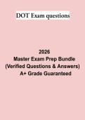 DOT Exam Questions PDF &vert; NRCME Practice Questions&comma; FMCSA Medical Examiner Test Bank & Study Guide