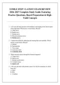 USMLE STEP 1 LATEST EXAM REVIEW &NewLine;2026&ndash;2027 Complete Study Guide Featuring &NewLine;Practice Questions&comma; Board Preparation & High&NewLine;Yield Concepts