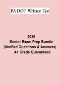 PA DOT Written Test Study Guide PDF &vert; PennDOT Practice Questions&comma; Test Bank & Driver's License Exam Prep