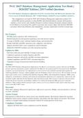 WGU D427 Database Management Applications Test Bank &vert; 250 SQL Questions for OA & Pre-Assessment