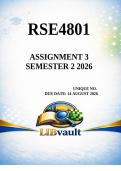 RSE4801 Assignment 3 2026 - Due 14 August 2026