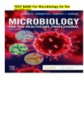 Test Bank Microbiology for the Healthcare Professional 3rd Edition Karin C&period; VanMeter ISBN 9780323530798 Questions&comma; Answers and Rationales