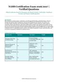 NAMS Certification Exam &ndash; Official Certification Board for Menopause and Women's Health &ndash; 2026&sol;2027 Academic Year &ndash; Verified Questions and Answers for Healthcare Providers and Women's Health Specialists