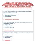 NCC EFM FINAL EXAM 2026-2027 ACTUAL &NewLine;COMPREHENSIVE TEST BANK FINAL EXAM AND &NewLine;PRACTICE QUESTIONS COMPLETE ACCURATE EXAM &NewLine;REAL QUESTIONS AND CORRECT DETAILED ANSWERS &NewLine;WITH RATIONALES &lpar;RELIABLE SOLUTIONS&rpar; &NewLine;CURRENTLY UPDATED VERSION 2026 EDITION 