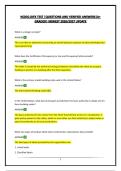 NCIDQ IDFX TEST &vert;QUESTIONS AND VERIFIED ANSWERS&vert;A&plus; GRADED&vert; NEWEST 2026&sol;2027 UPDATE