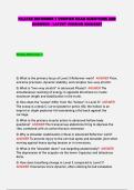 PILATES REFORMER 3 VERIFIED EXAM QUESTIONS AND ANSWERS - LATEST VERSION 2026&sol;2027&NewLine;&NewLine;